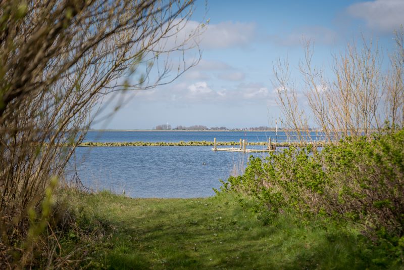 Aussicht auf das Wasser in Westerland